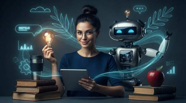 Editorial illustration for How AI Enhances Learning: Personalization, Feedback, and Teacher Support—Plus the Risks to Weigh