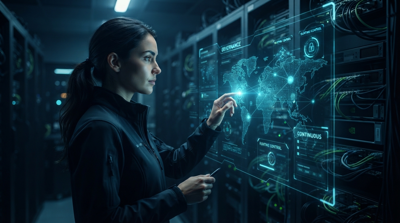 Editorial illustration for NVIDIA Launches Open Agent Safety Platform to Secure AI Agents from Testing to Deployment