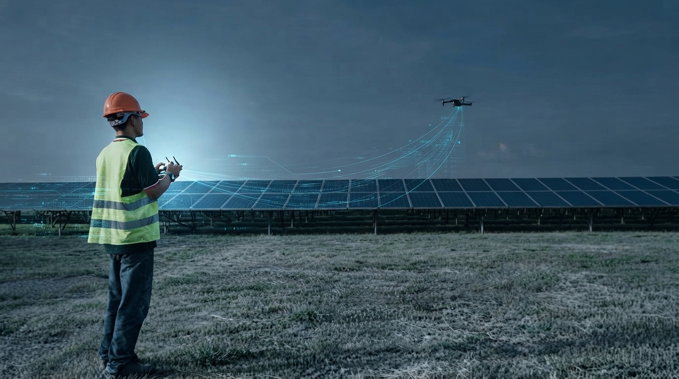 Editorial illustration for Wind vs. Solar: The Distinctive Roles of AI in Predictive Maintenance